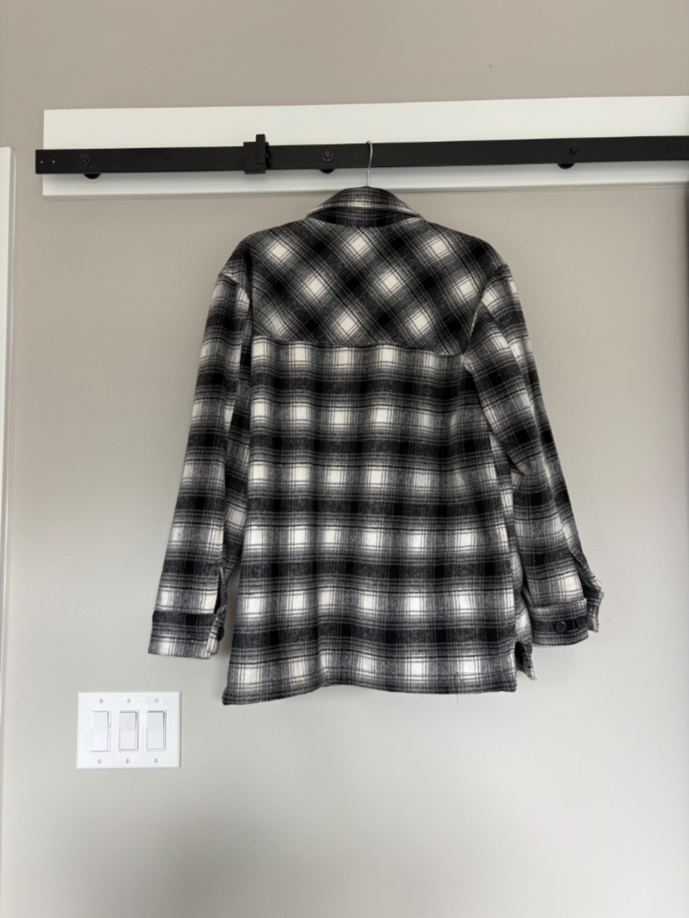 Thread & Supply Soft Gray lined Plaid Flannel - Picture 11 of 11